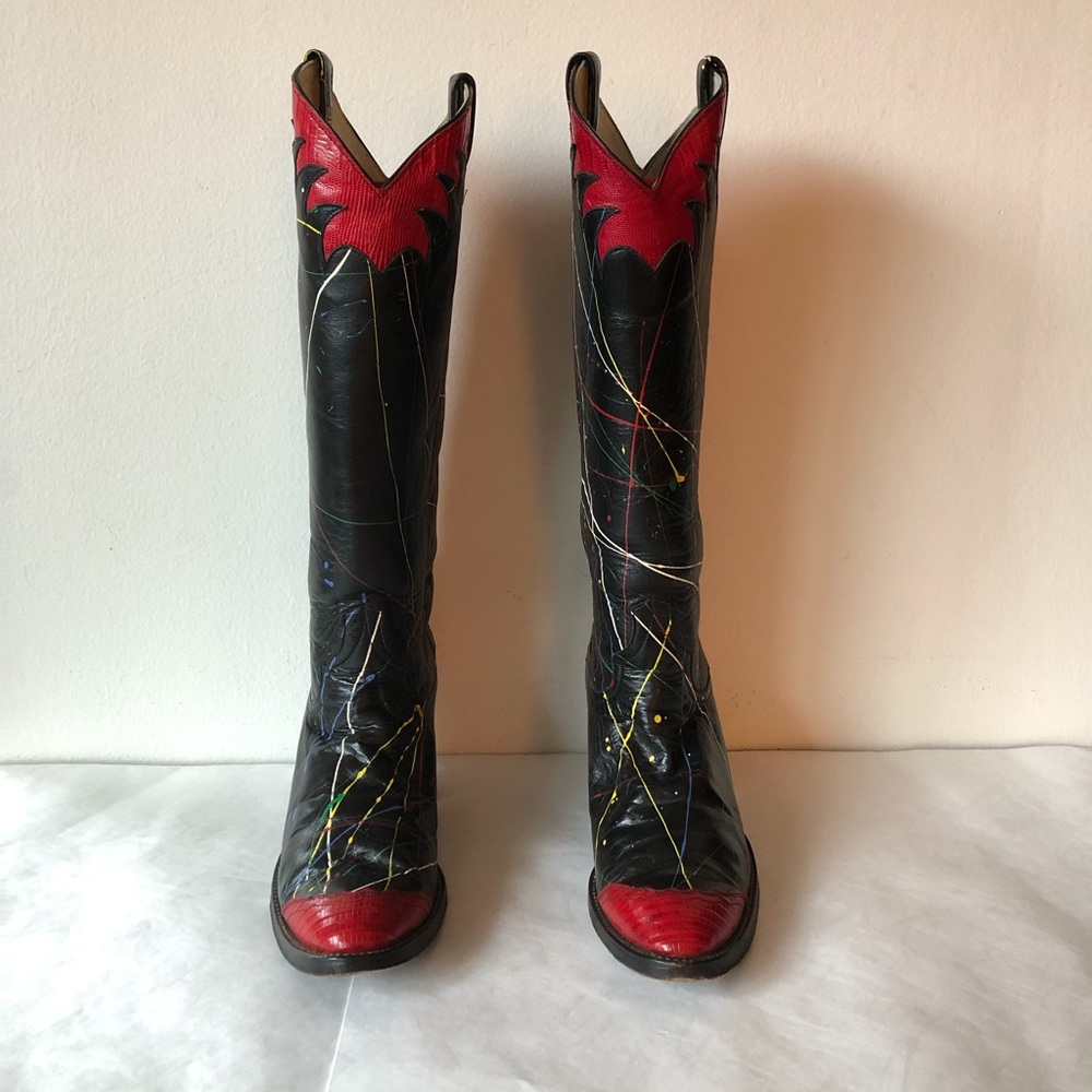 Vintage 80’s Oneofakind Western Boots
